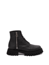 GUCCI `GG` LEATHER BOOTS