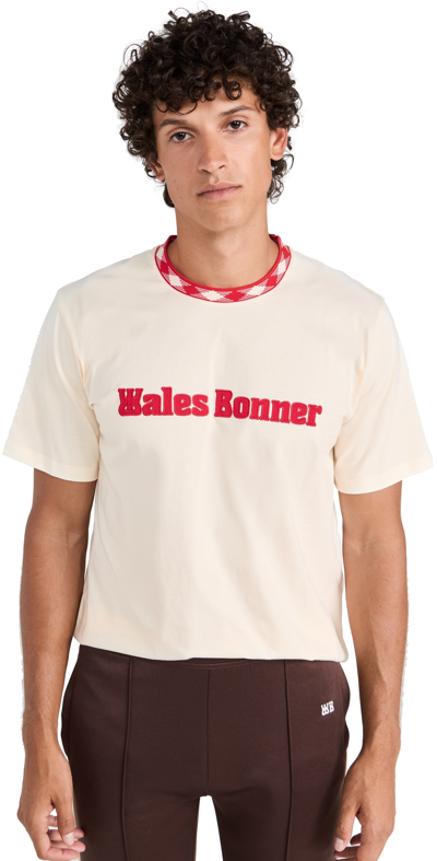 Wales Bonner Neutral Original Organic-cotton T-shirt In White
