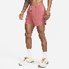 Nike Dri-fit Stride 5-inch Running Shorts In Red