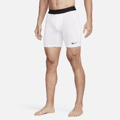 Nike Men's  Pro Dri-fit Fitness Long Shorts In White