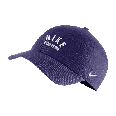 Nike Unisex Softball Campus Cap In Purple