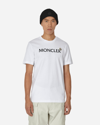 Moncler T-shirt With Flocked Logo In White