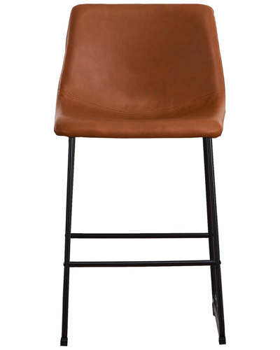 Unikome Set Of Two 26in Barstools In Brown