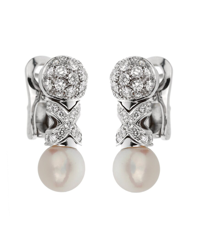 HERITAGE BULGARI BULGARI 18K 1.12 CT. TW. DIAMOND EARRINGS (AUTHENTIC PRE-LOVED)