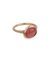 HERITAGE FRED OF PARIS FRED OF PARIS 18K ROSE GOLD 3.00 CT. TW. DIAMOND & PINK QUARTZ COCKTAIL RING (AUTHENTIC PRE-OWNED)