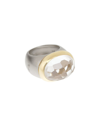 Heritage Pomellato Pomellato 18k Two-tone 8.00 Ct. Tw. Diamond & Rock Crystal Cocktail Ring (authentic )