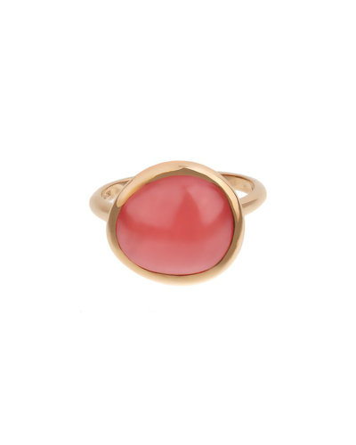 Heritage Fred Of Paris Fred Of Paris 18k 7.00 Ct. Tw. Rhodochrosite Cocktail Ring (authentic Pre- Owned) (authentic Pre-own In Gold
