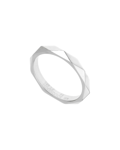 Heritage Boucheron Boucheron Platinum Diamond Facette Ring (authentic ) In White