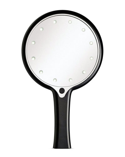 Vysn 12 Led Lighted Hand Held Cosmetic Mirror In White