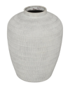 The Novogratz Peyton Lane Ceramic Textured Vase In Cream