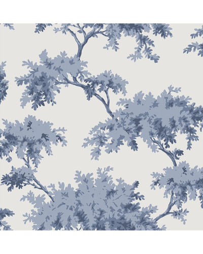 NUWALLPAPER NUWALLPAPER DENIM ALDER PEEL & STICK WALLPAPER