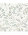 Inhome Fable Leaf Peel & Stick Wallpaper In White