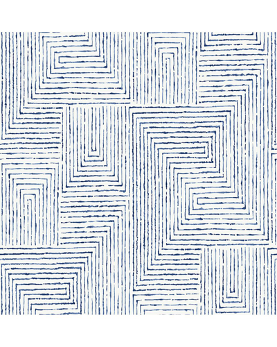 Scott Living Blue Ink Peel & Stick Wallpaper