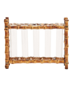 Two's Company Natural Bamboo Vase Includes 5 Glass Tubes In Gold