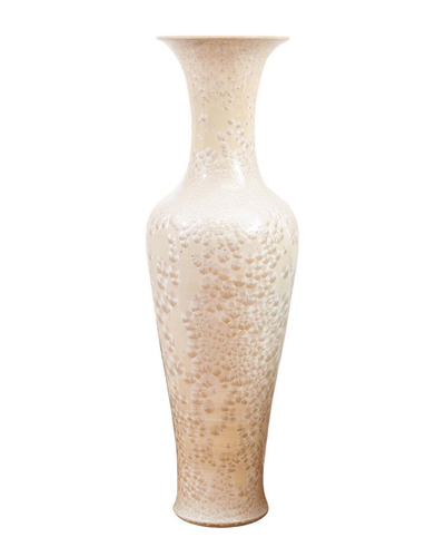 Two's Company Long Neck Vase In White