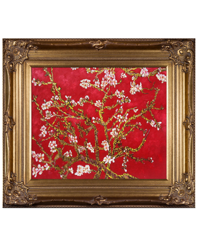 Museum Masters Branches Of An Almond Tree In Blossom, Ruby Red (luxury Line) By La Pastiche Hand Pai