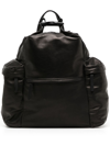 YOHJI YAMAMOTO MULTIPLE-POCKET LEATHER BACKPACK