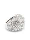 Swarovski Sublima Cocktail Ring In Silver
