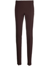 SEMICOUTURE HIGH-WAISTED SLIM-CUT TAPERED TROUSERS