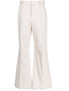 POLO RALPH LAUREN HIGH-WAISTED STRETCH-COTTON FLARED TROUSERS