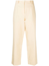 ODEEH MID-RISE STRAIGHT-LEG TROUSERS