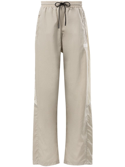 Reebok Special Items Vector Blocked Panelled Drawstring Track Pants In Neutrals