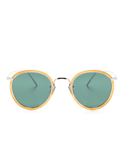 Eyevan7285 717e Round-frame Sunglasses In Green