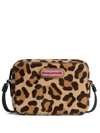 DSQUARED2 LOGO-PLAQUE LEOPARD-PRINT CROSS BODY BAG