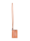Jacquemus Coin Holder The Leather Strap Detachable In Brown