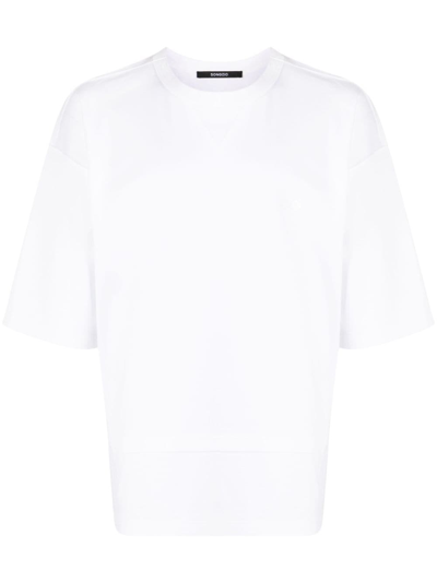 Songzio Narcisse Layered Cotton T-shirt In White