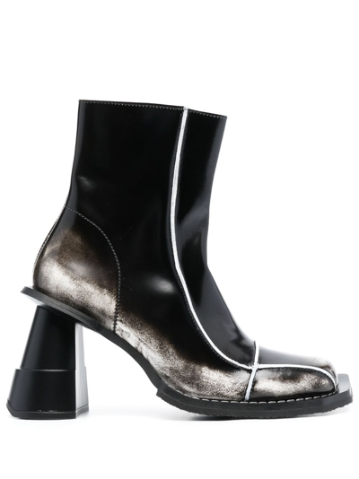 Henrik Vibskov Elle Driver Heel Ankle Boots In Black