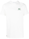 SPORTY AND RICH X LACOSTE LOGO-PRINT COTTON T-SHIRT