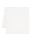 Karl Lagerfeld Monogram-pattern Frayed Scarf In White