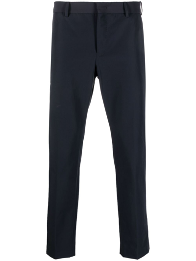 Pt Torino Straight-leg Tailored Trousers In Blue