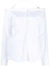 JACQUEMUS LA CHEMISE PEPLO BLOUSE