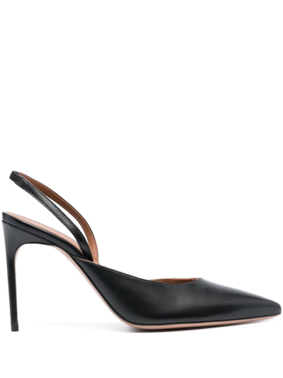 Malone Souliers Gillian 100mm Sling-back Pumps In Black