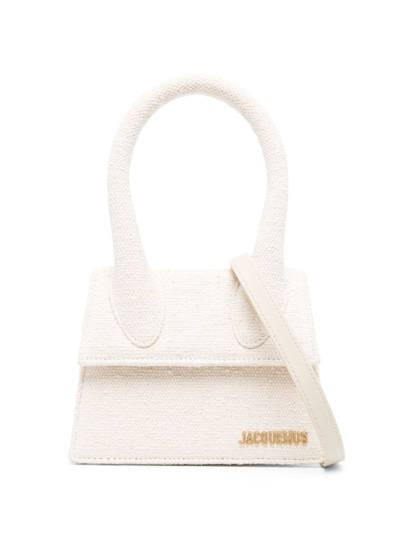 Jacquemus Le Chiquito Moyen Tote Bag In Neutrals