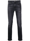 7 FOR ALL MANKIND MID-RISE SKINNY JEANS