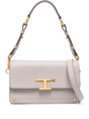 TOD'S T TIMELESS LEATHER SHOULDER BAG