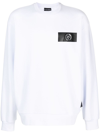 PLEIN SPORT LOGO-PATCH COTTON SWEATSHIRT