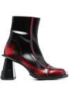 HENRIK VIBSKOV ELLE DRIVER HEEL 100MM LEATHER BOOTS