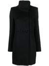 PATRIZIA PEPE DOUBLE-BREASTED WOOL-BLEND COAT