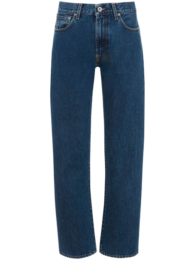 Jw Anderson Straight Leg Jeans In Blue