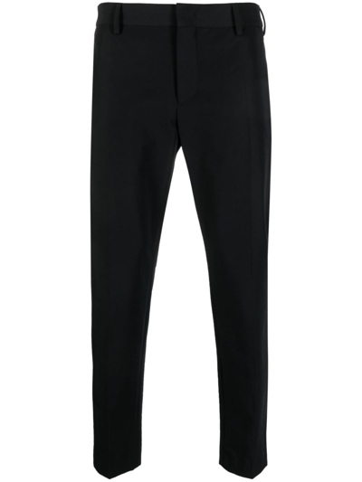 Pt Torino Straight-leg Tailored Trousers In Black