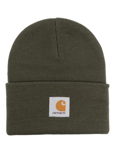 Carhartt Wip Acrylic Watch Sage Green Beanie