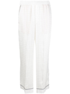 10 CORSO COMO CIRCLE-MOTIF STRAIGHT-LEG TROUSERS