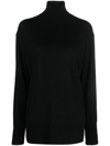 Aspesi Loose-fit Roll-neck In Black