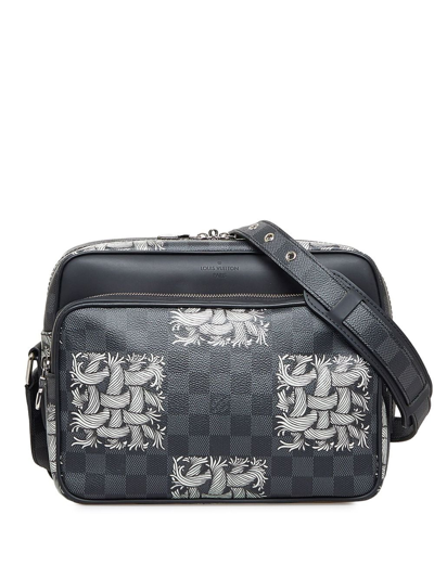 Pre-owned Louis Vuitton X Cristopher Nemeth 2015  Nil Pm Messenger Bag In Black