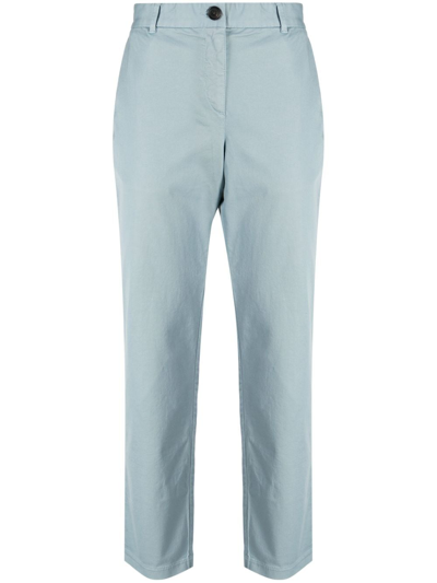 Ps By Paul Smith Straight-leg Chino Trousers In Blue