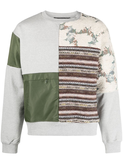 Andersson Bell Seoul23 Contrast Sweatshirts In Grey